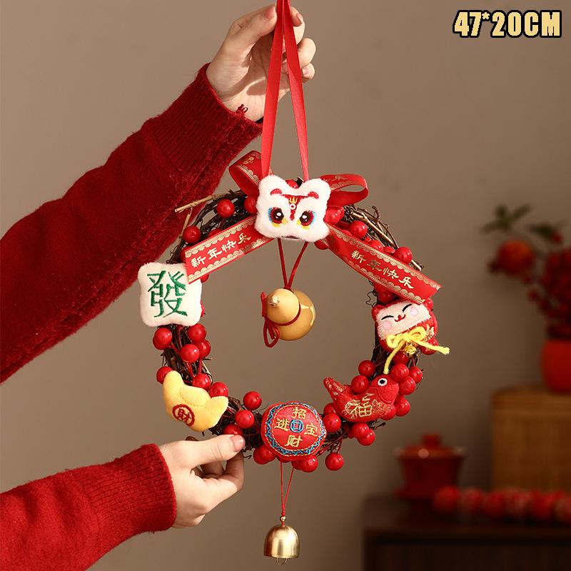 Horse Year New Year Decorations Festive Door Hangings For 2026 New Year's Day Spring Festival Scene Decorations