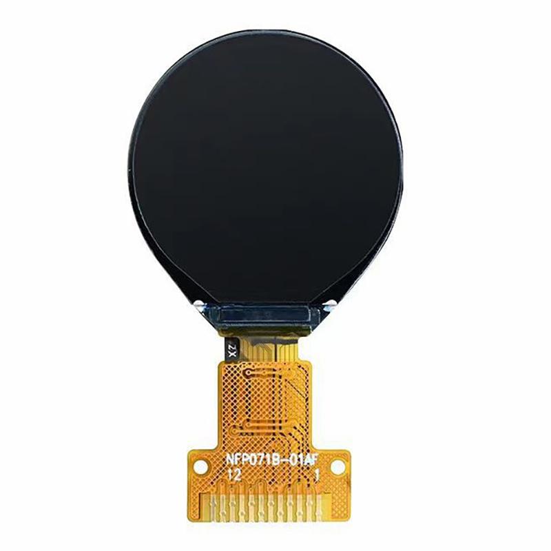 Tzt Tft Display 0.71 Inch Tft Lcd Display Module Round Driver Spi Interface Screen Lcd Serial Port Round Screen Spi Display