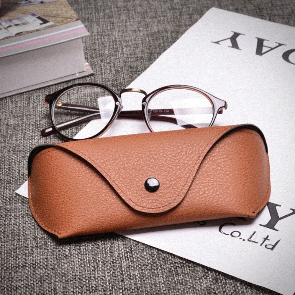 PU Leather Sunglasses Case Spectacle Case Myopia Frame Protector Glasses Bag  Eyewear Accessories