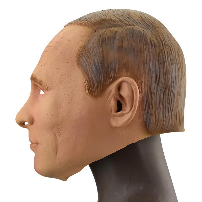 Putin Latex Headgear Mask Halloween Celebrity Cosplay Funny Performance Props