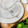 Luxury Lightweight Bone China Tableware Set - Thin, Durable Ceramic Plates, Bowls & Dishes for Hotels and Homes