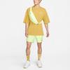 Nike Letter Print Dopamine Pullover Short-Sleeve T-Shirt for Men in Yellow