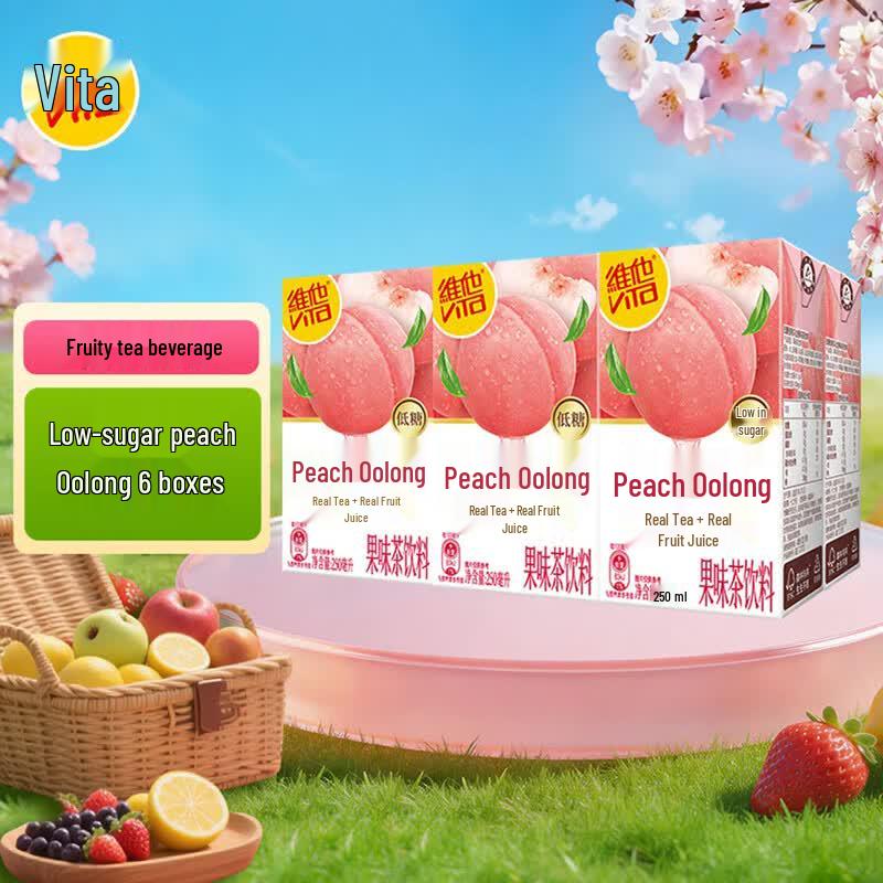 Vita Peach Oolong Fruit Tea (Low Sugar)