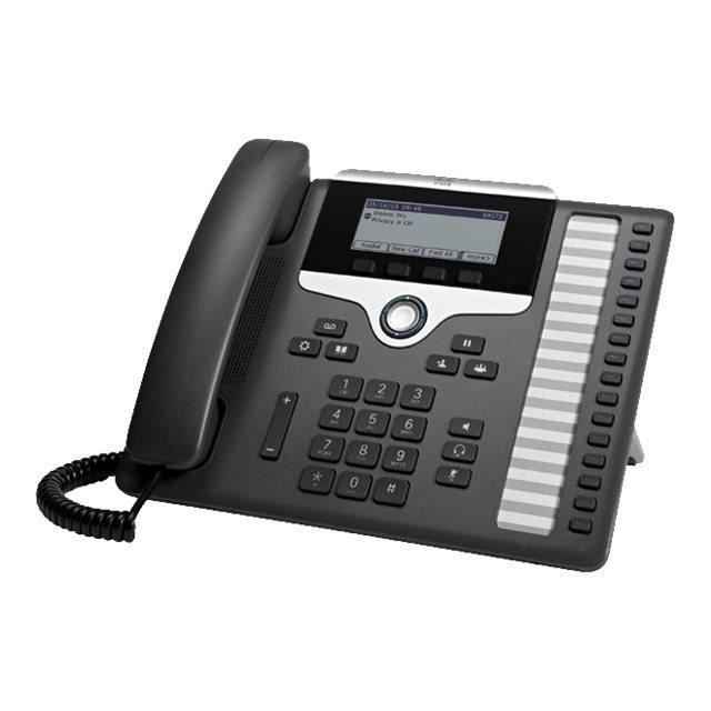 Cisco IP Phone 7861 VoIP Phone - SIP, SRTP - 16 Lines - Black