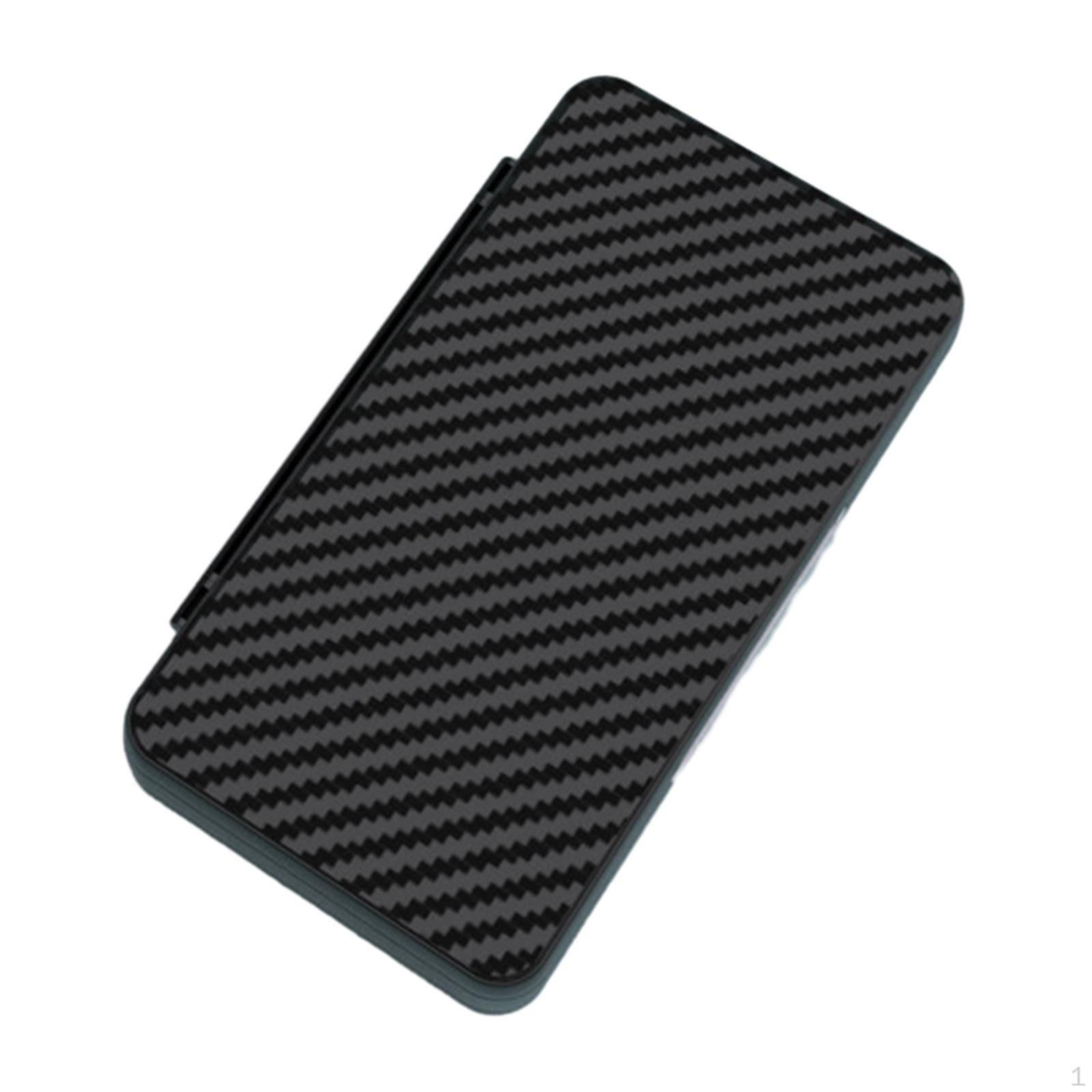 

Чехол для игровых карт, простой в использовании, многофункциональный, с застежкой, портативный органайзер для чёрный