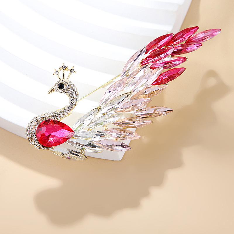 

Животное Павлины Броши Для Женщин Одежда Пальто Ювелирные Изделия Аксессуары Подарки розы красного