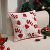 Modern Simple Christmas Tufted Pillow Cover, Loop Velvet Piping Three-dimensional Pillow Cover, Pillow Cover