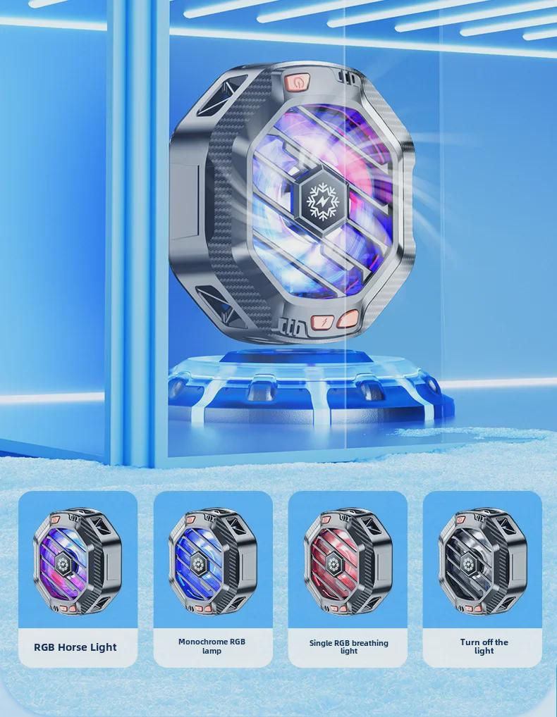 Magnetic Mobile Phone Radiator X60 with Wireless Charging and Silent Semiconductor Fast Cooling