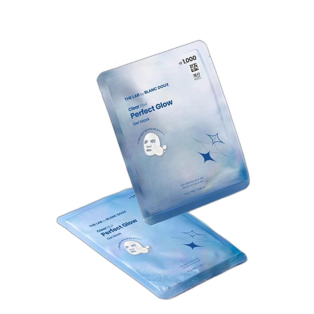 Clear Hyaluronic Acid Gel Mask 5 Sheets 125g Hydrating - The Lab by Blanc Doux