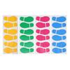 10 Pairs Floor Decals Pvc Foot Print Self-Adhesive Shoes Decals PVC Floor Footprint Stickers For Classroom Hallway Party Decor