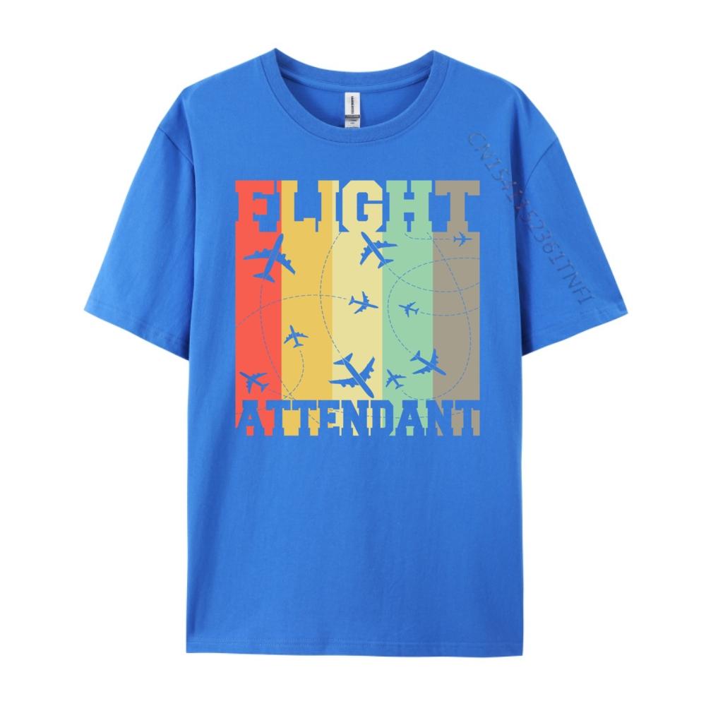 Flight Attendant Flying Plane Stewardess Free Shippping Clothes New Year 2025 T Shirts Oversized Graphic