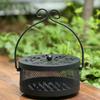 Anti-scalding Hollow Incense Stand With Lid Mosquito Coil Box Hanging Mosquito Coil Holder  Garden