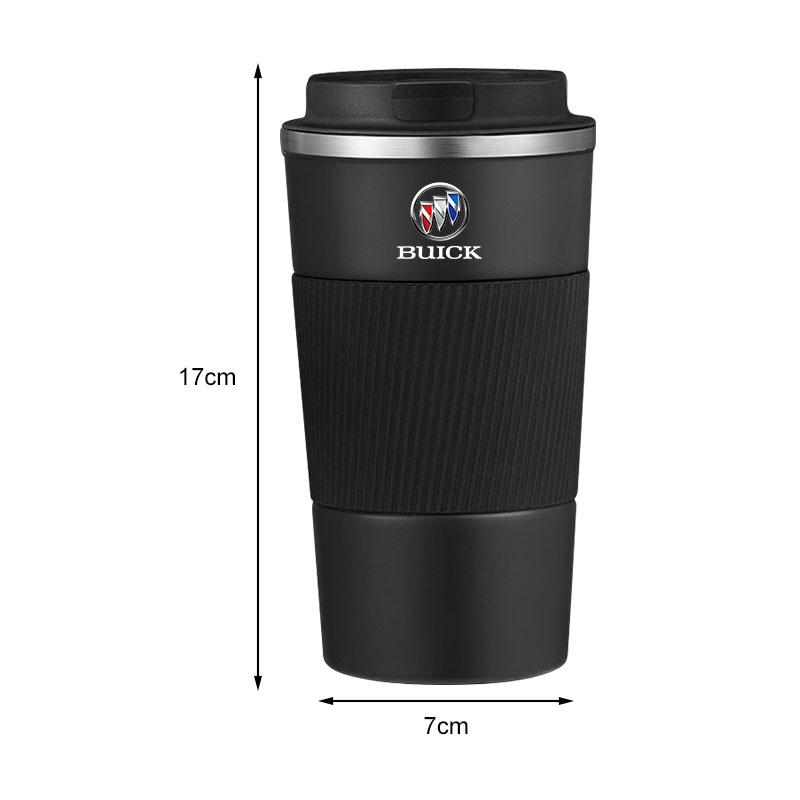 1Pcs Car Vacuum Flasks Coffee Cup Travel Portable Insulated Bottles For Buick Encore Regal Lacrosse Enclave Avenir Cascada GL8 Envision Anthem
