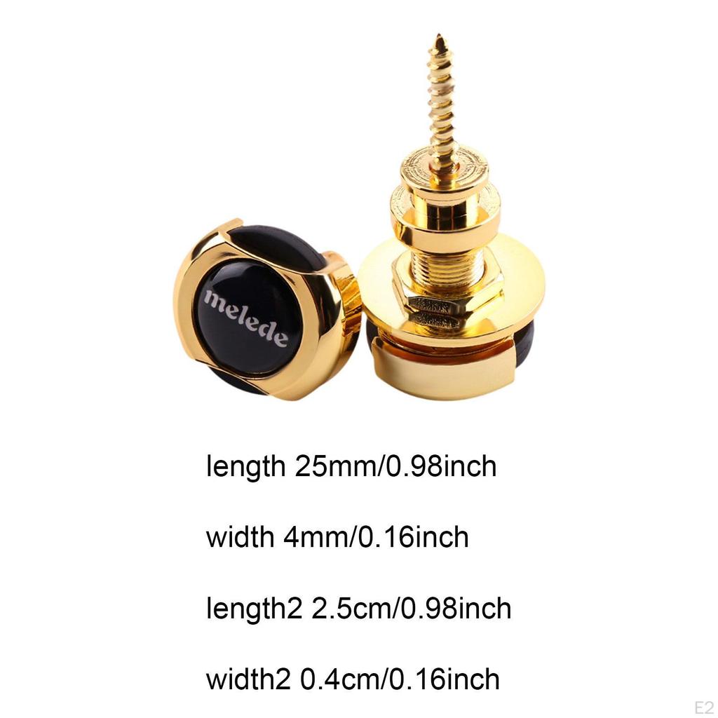 Guitar Strap Buckle Instrument Accessories Spare Parts Universal Easy Installation Zinc Alloy for