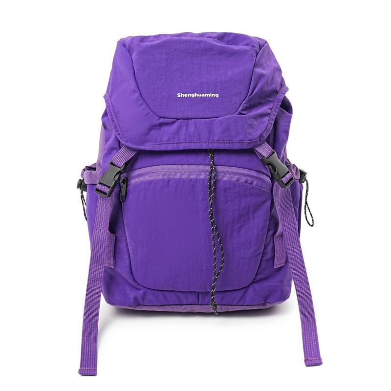 Туристический рюкзак для активного отдыха Рюкзак для кемпинга Спортивный рюкзак Большой вместимости Легкий Школьный рюкзак фиолетовый