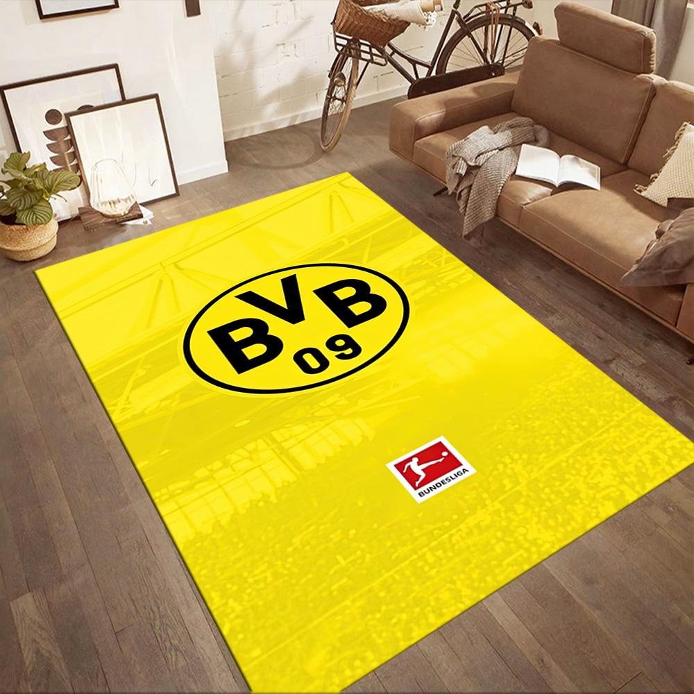 Borussia Dortmund Fußbodenmatte Design Für Esszimmer Außen Arbeitszimmer Küche Rutschfester Teppich Büro Heimdekoration Hochzeitsfeier Geschenk
