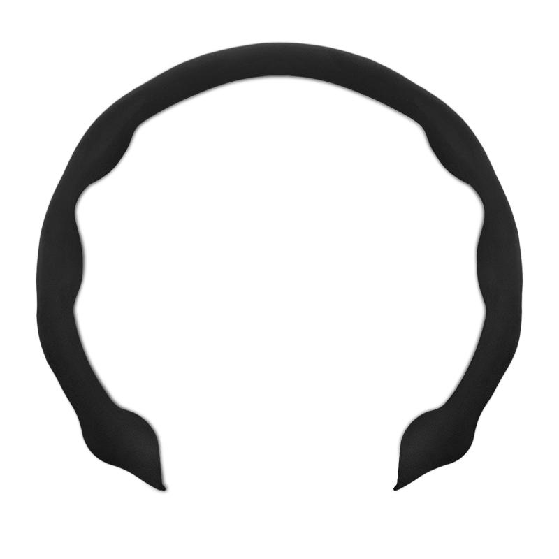 Card Style Suede Ultra-thin Car Steering Wheel Cover, Dynamic and Fashionable Universal Version