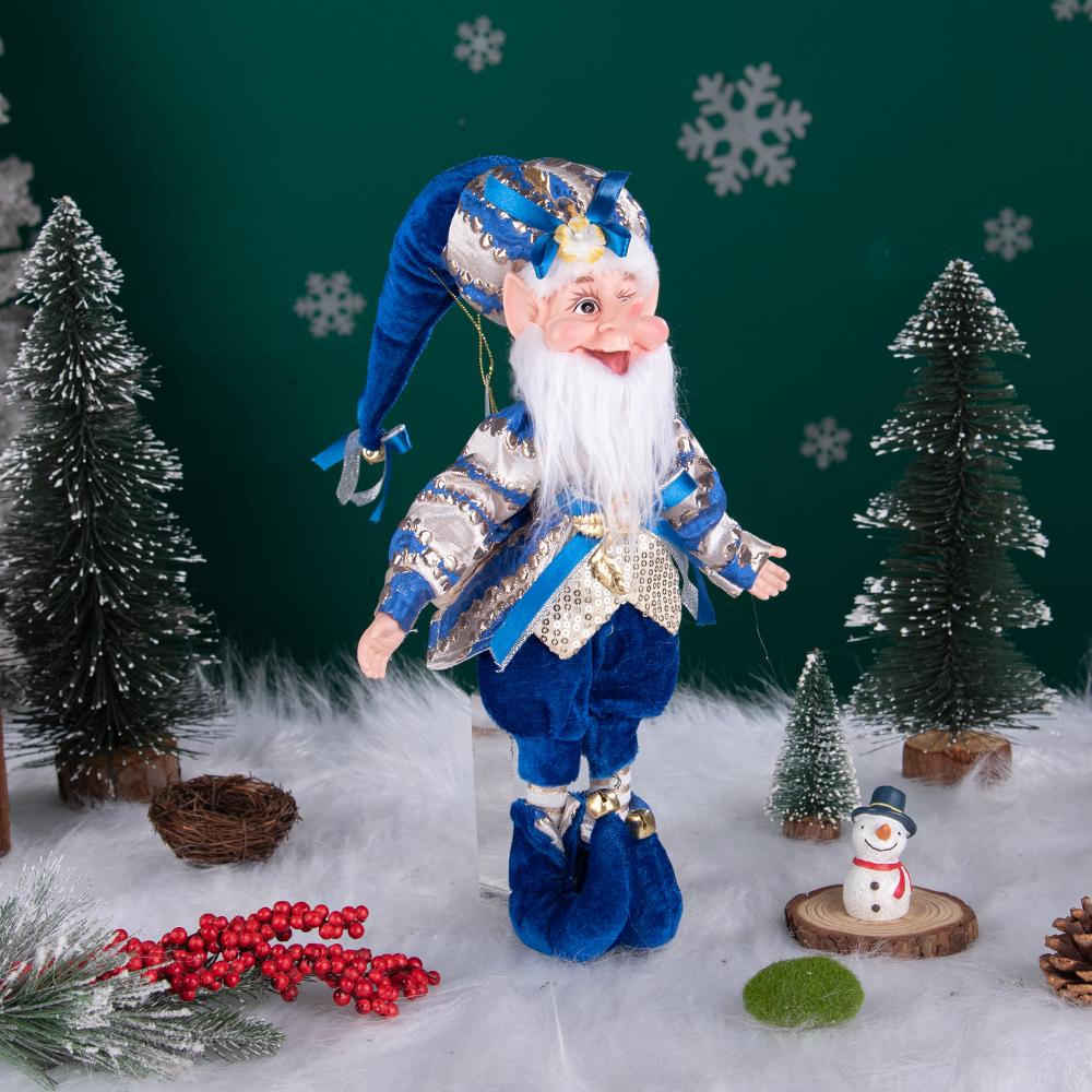 Neue Weihnachtselfen für zu Hause, Christbaumschmuck, lange Nase, Herdelfe, Wandbehang, Dekoration, Weihnachtselfen-Plüschpuppen