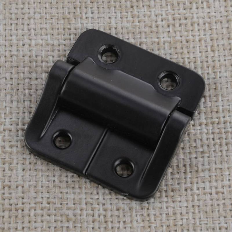 Black Zinc Alloy Boat Door Frame Hinge Butt Full Surface Mounting Sturdy and Durable 5.1 x 5.7cm