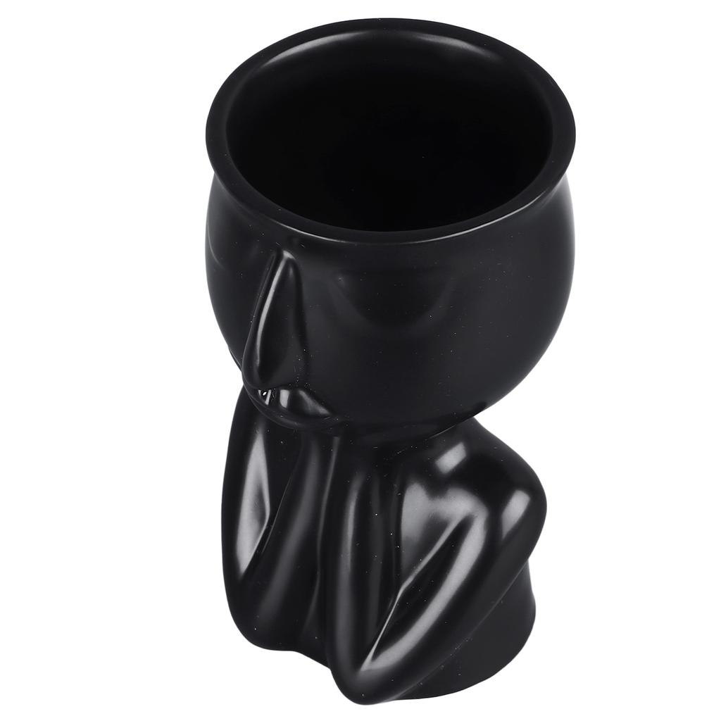 Ceramic Face Planter Pot Nordic   Modern Innovative Face   Planter Pot for   Hotel Desktop Ornaments