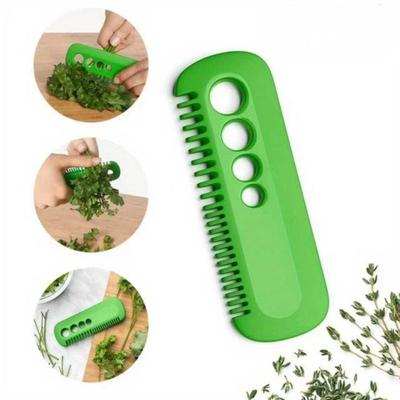1 Paket Ot Ayıklama Aleti Seti, Plastik Yaprak Sıyırıcı Kale, Kekik, Fesleğen, Biberiye için - Yapraklı Yeşillikler için Kolay Kavranan Mutfak Aletleri.