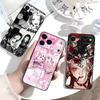 Anime N-NANA Phone Case For iPhone 17,16,15,14,13,12,11 Plus,Pro Max,XS,Soft Black Cover