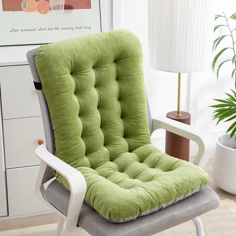 Plush Thickened Office Chair Cushion - Integrated Pad for Autumn/Winter