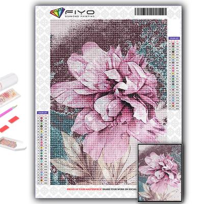5D DIY květiny Křížovým stehem kamínky Kresba diamantem Výšivka Mozaika Domácí dekorace