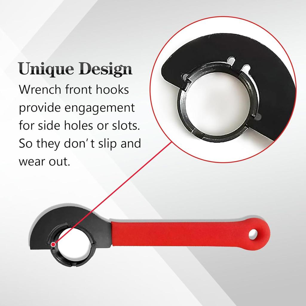 Survival Nut Wrench C-Shape Tool Wrench 1/4 Inch Durable Metal Alloy For Outdoor Emergency