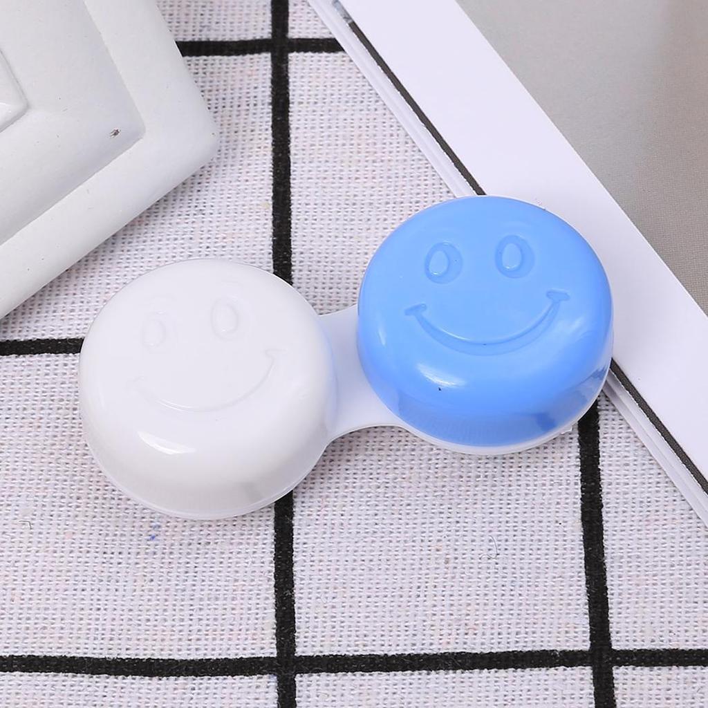 Small Smile Face Cute Multicolor Folding Contact Lenses Case Boxbuy at a low prices on Joom e