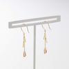 [Official] BLOOM Women's Hook Earrings In 10K Yellow Gold with January Birthstone Rhodolite Garnet (Product Code: 0222-7834-0019-0000)