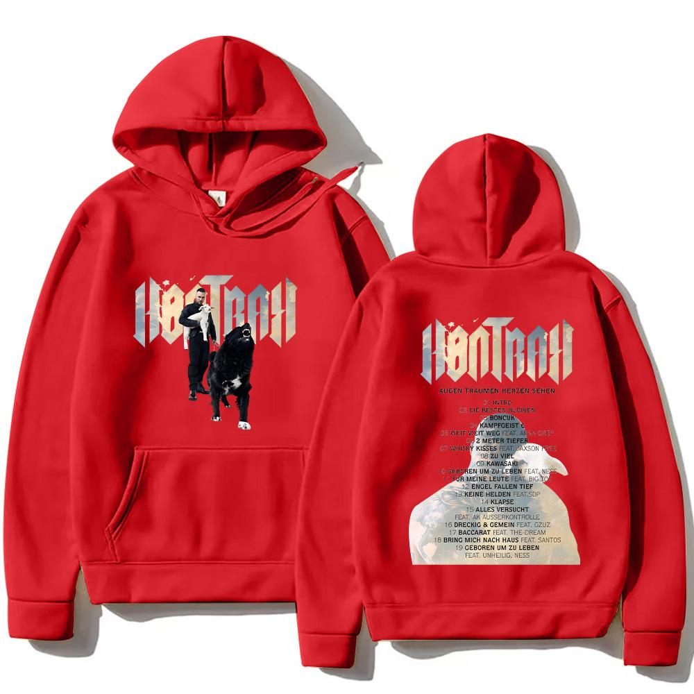 Kontra K Mikiny Oči Sní Oči Vidí Nové Album Grafická Mikina Hip Hop Dámská Pánská Mikina