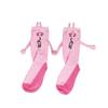 1-5Pairs Pink Bunny Magnetic Couple Socks Thin Mid Calf AutumnWinter Cute Hand Holding Anime Maternity WomenWarm Cozy Socks Gift