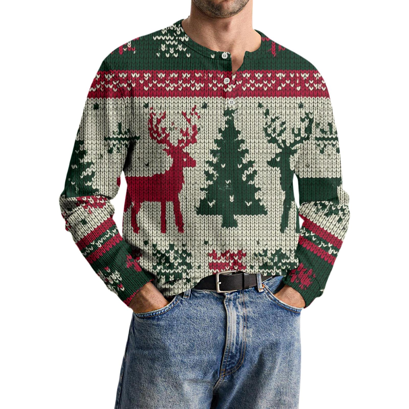 

Мужская повседневная трикотажная рубашка на пуговицах с длинным рукавом XL зелёный