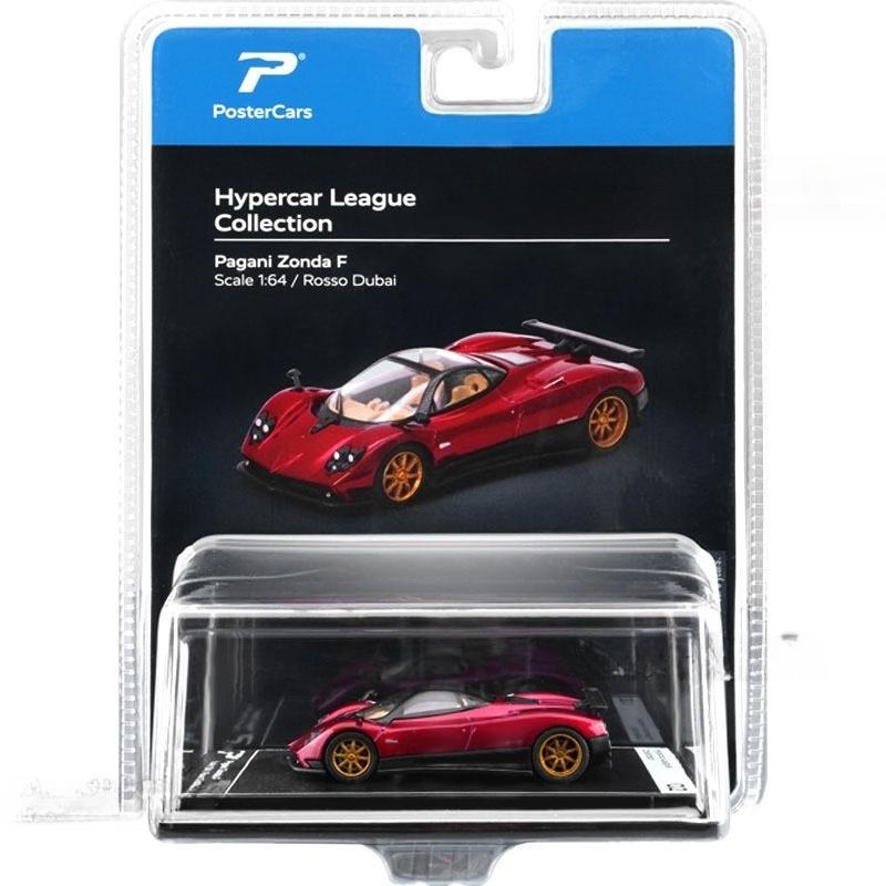 PosterCars 1/64 Pagani Zonda Supercar Alloy Model Simulation Diecast Huayra Toy Vehicle Colelction Miniature Voiture Boy Gift
