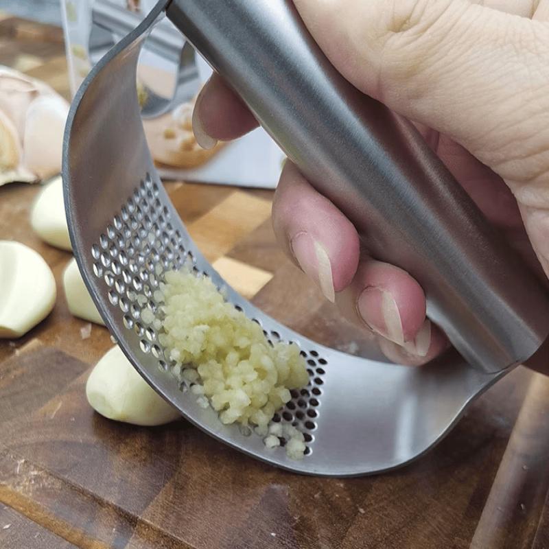 

LISM Stainless Steel Manual Garlic Press Set