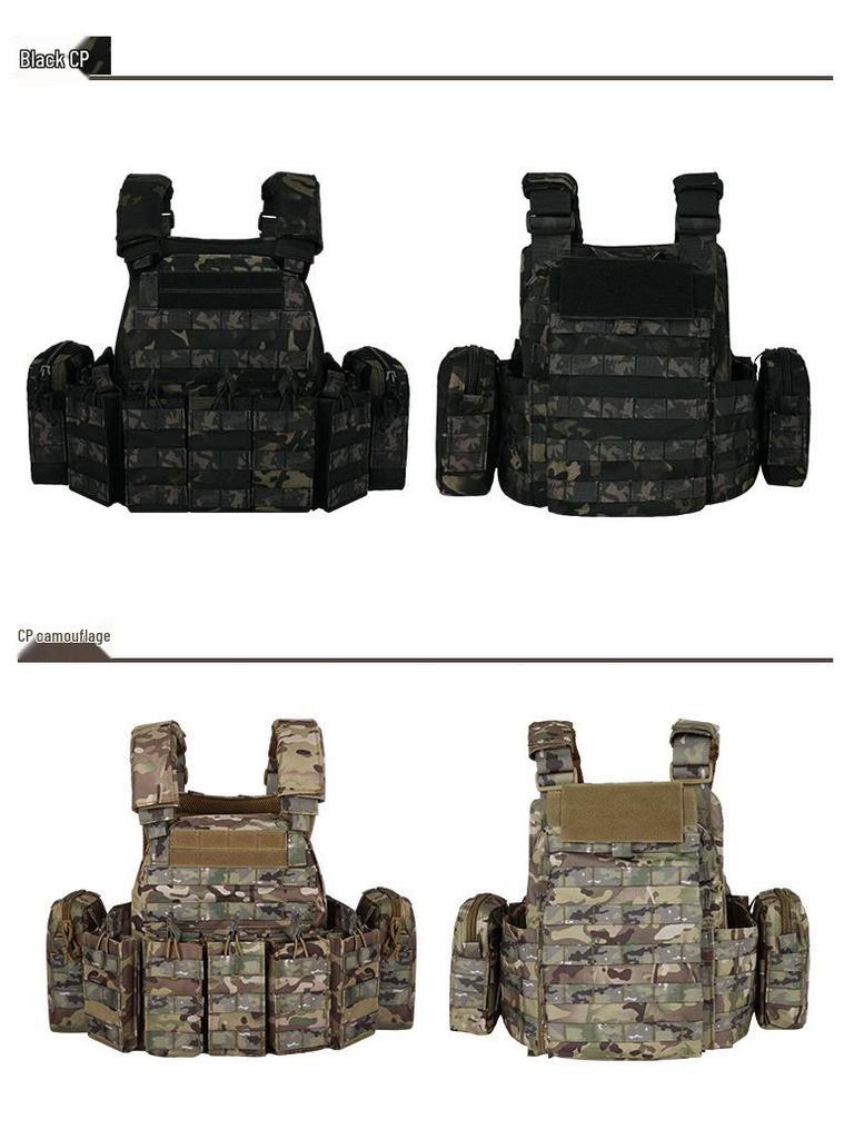 YAKEDA Breathable MOLLE Camouflage Tactical Vest for Outdoor Training