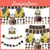 Fun 2022 Happy New Year Party Supplies Lively Gold Balloons Set And Decorative Banner