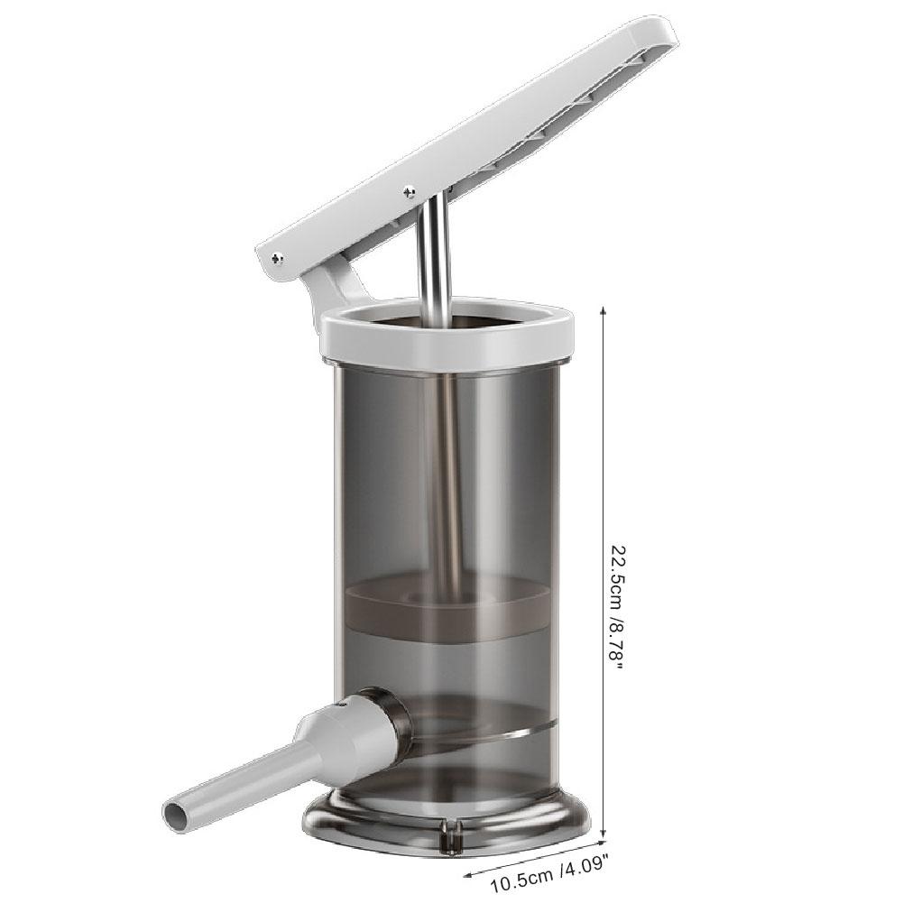 Homemade Sausage Maker with Stuffing Pipe Manual Fast Meat Stuffer Filling Machine Large Capacity Heavy Duty Kitchen Tools