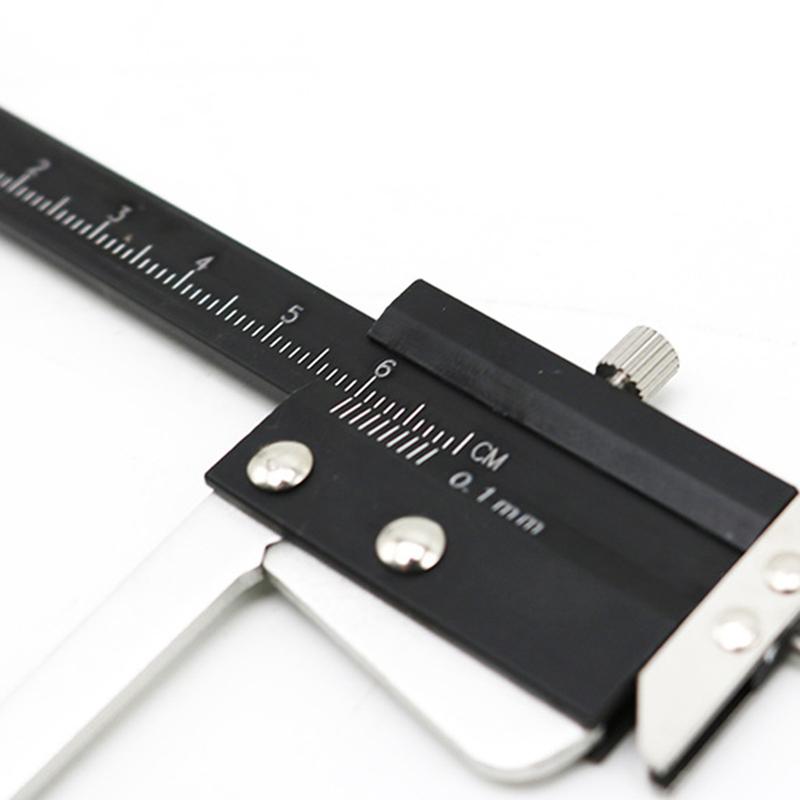 Brake Disc Thickness Measuring Vernier Caliper Auto Car Tyre Plate Wear Depth Gauge Ruler Practical Test Hand Tools