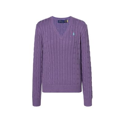 Polo Ralph Lauren Logo Gestickt V-Ausschnitt Pullover Langarm Strickpullover Damenpullover 211570011-073