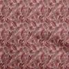 Cotton Cambric Dark Rose Brown Fabric Tropical Leaf Fabric For Sewing Printed Craft Fabric By The Yard 42 Inch