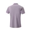 Li Ning Fitness Series Solid Color Comfortable Versatile Breathable Casual Sports Polo Shirt Men Tops Lobster-Purple APLU003-7