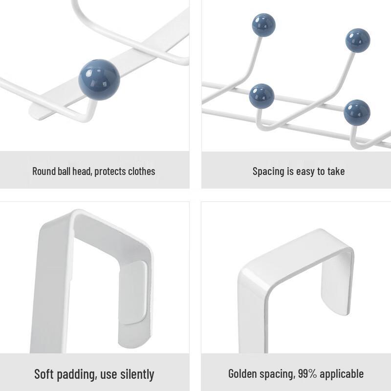 Punch-Free Planet Door Hooks