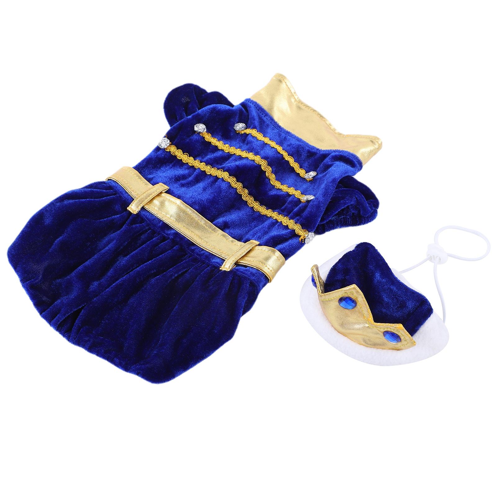 Mignon Costume Chien Animal de Compagnie Costume pour Chiens Festivals avec Chapeau Tenue de Noël Fournitures pour Animaux