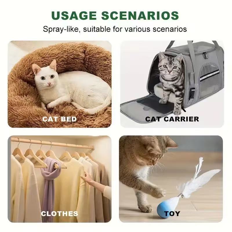 BUY 1 GET 2 FREE KineShineX Cat Litter & Multi-Purpose Odor Eliminator Spray - Instant Pet Odor Deodorizer & Room Air Freshener