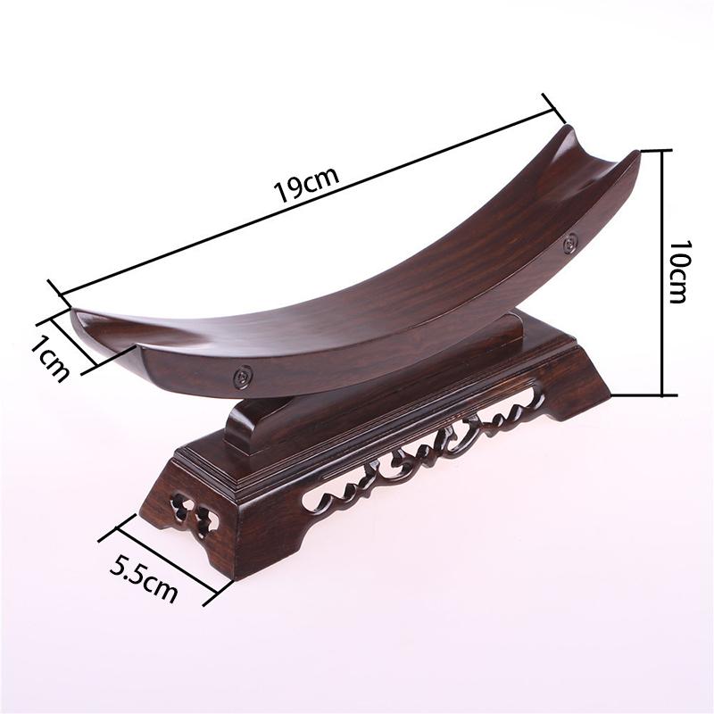 

Деревянная подставка для меча Самурайский меч Дисплей Стенд для катаны Держатель Форма полумесяца Для общего дисплея меча Настенная полка для хранения