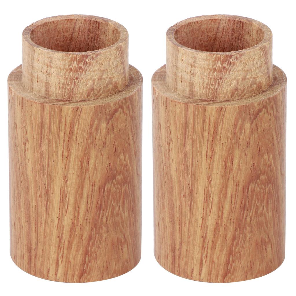 10Pcs Wooden Essential Oil Cylinder Box Storage Bottle Container Travelling Carrier Case2.9cm Outer Diameter