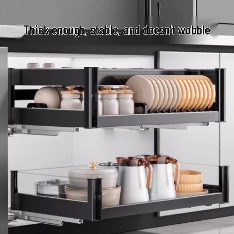 Kitchen Cabinet Pull-Out Drawer Basket