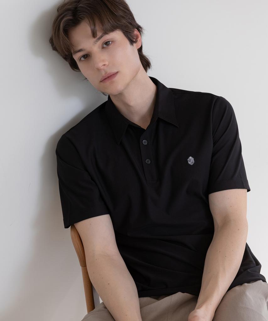 SELITIO Basic Logo Pk T-Shirt Black